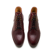Rudiger X Service Boot Cherry Shrunken Bison