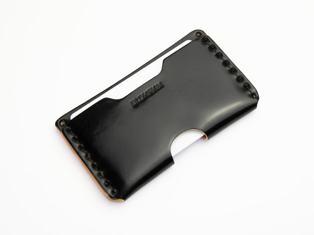 No. 397 Slim Card Case, Onyx Cordovan