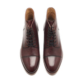 Henry Goodyear Welted Cap Toe Derby Boot Bordeaux