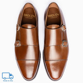 Double Monk - Brown - Zip Last - RTW