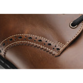 Wildsmith Model Gibson mens rubber-soled Derby shoes in brown gaucho crazy