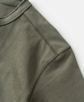 Vintage Long Sleeve Henley Shirt - Light Olive