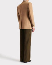 Veste Droite En Poil De Chameau Extra Fin