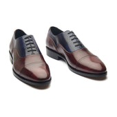 Enzo Contemporary Balmoral Burgundy Museum Calf Hand Welted Contemporary Classics