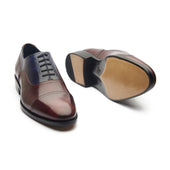 Enzo Contemporary Balmoral Burgundy Museum Calf Hand Welted Contemporary Classics