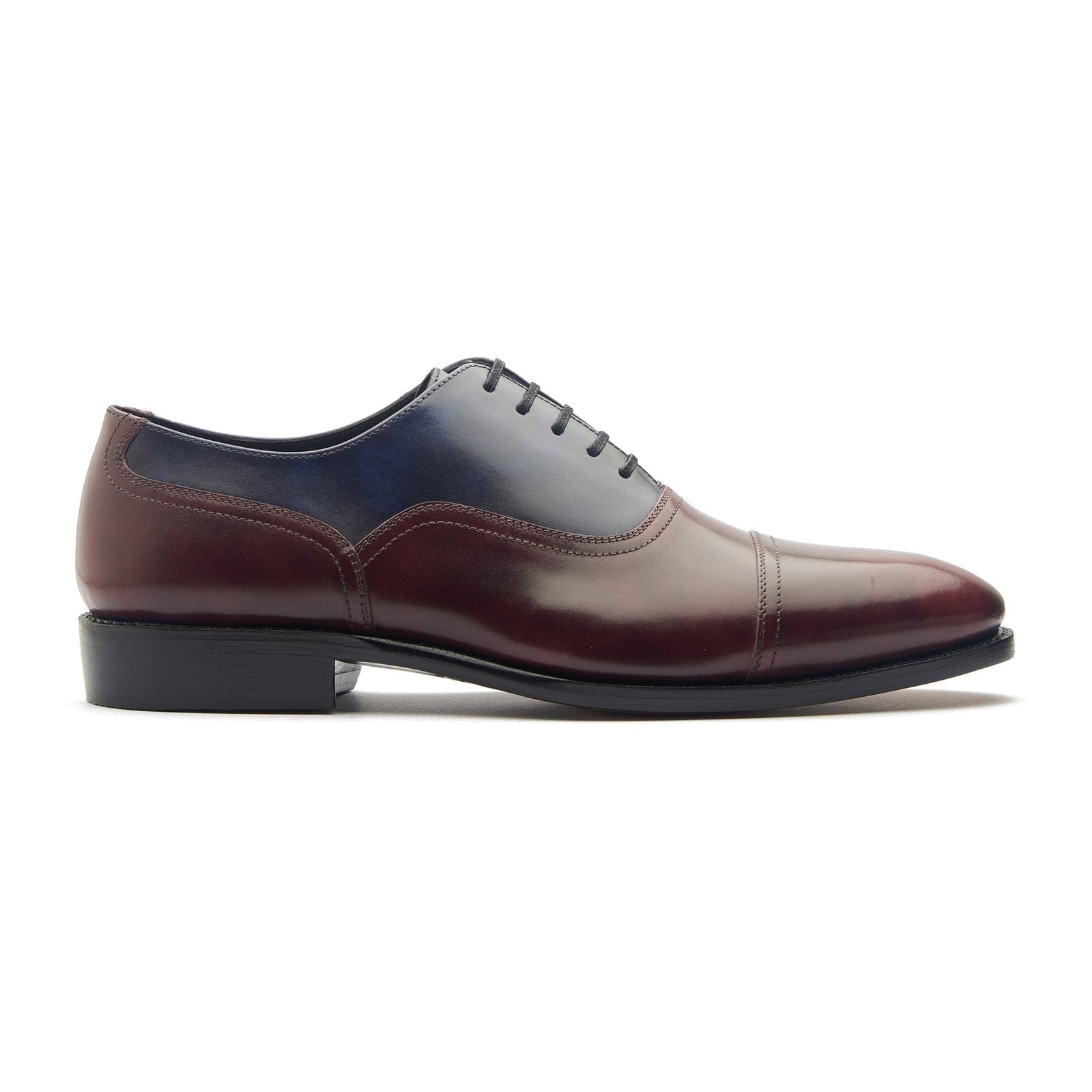 Enzo Contemporary Balmoral Burgundy Museum Calf Hand Welted Contemporary Classics