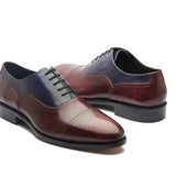 Enzo Contemporary Balmoral Burgundy Museum Calf Hand Welted Contemporary Classics