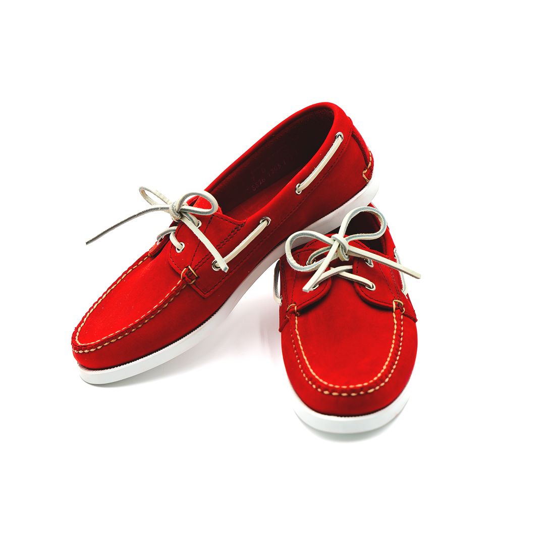 Read Boat Shoe - Roughman Deep Red