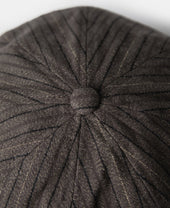 Yarn Dyed Stripe Newsboy Cap