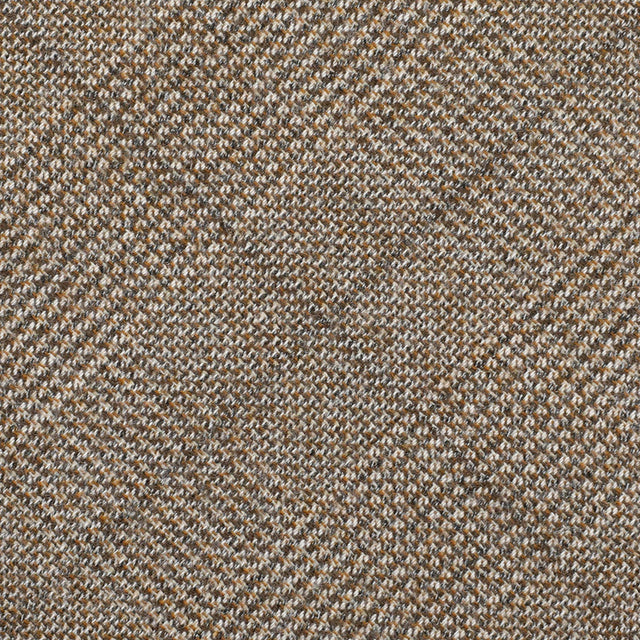 Vintage Checked Bespoke Wool Tie - Brown