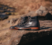 The HAROLD Hiking Boot - Horween Dark Brown Leather