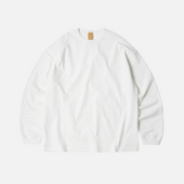 OG DOUBLE RIB L/S T-SHIRT - WHITE