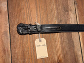 Cintura In Cuoio Con Fibbia Western
