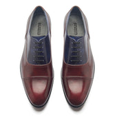 Enzo Contemporary Balmoral Burgundy Museum Calf Hand Welted Contemporary Classics
