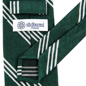 Triple Stripe Shantung Bespoke Tie