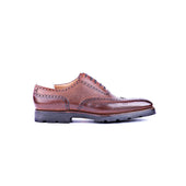Long Wing Full Brogue Oxford Business Combat