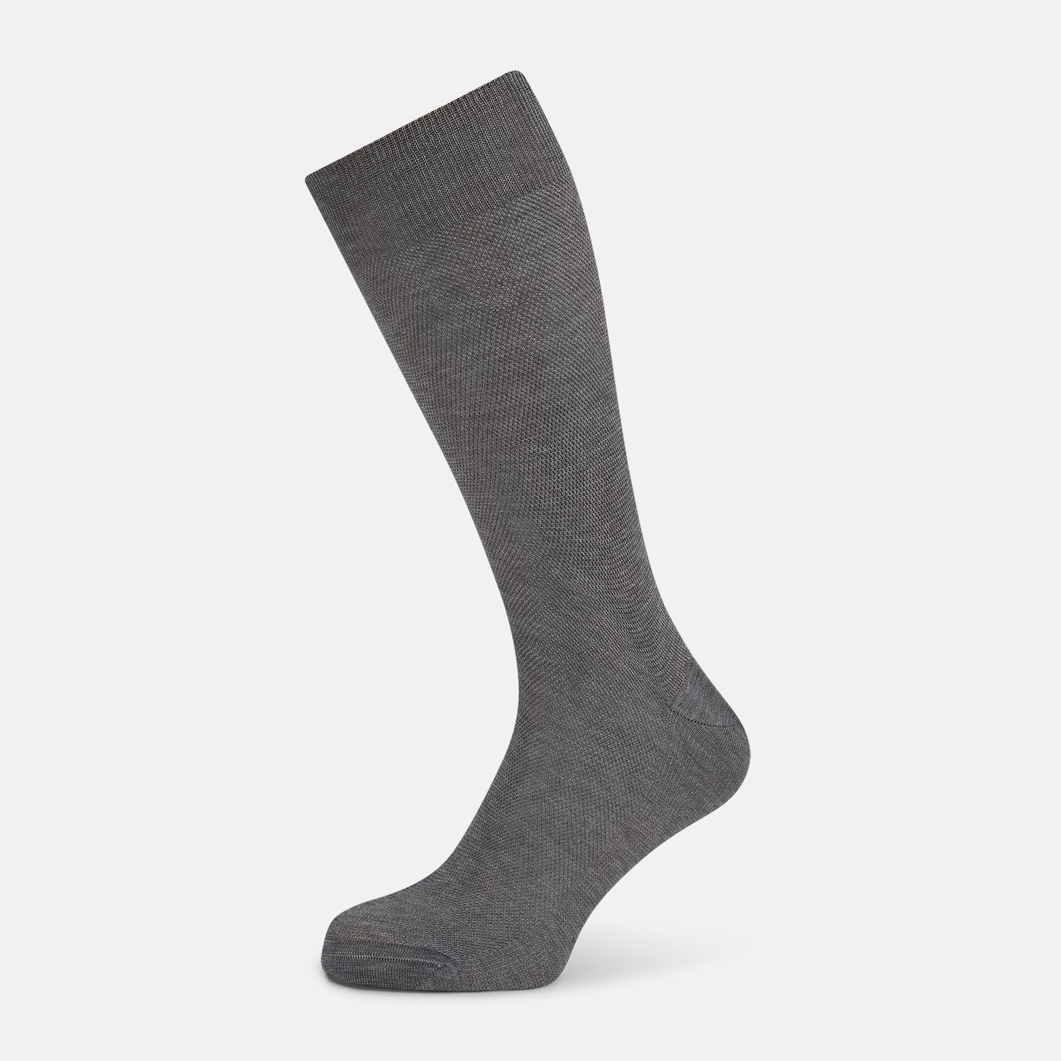 Melange Micro Knit Mid Length Socks
