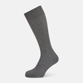 Steel Melange Micro Knit Mid-Length Socks