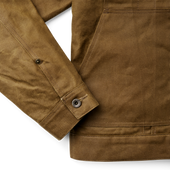 Tin Cloth Short Lined Cruiser Jacket - Dark Tan