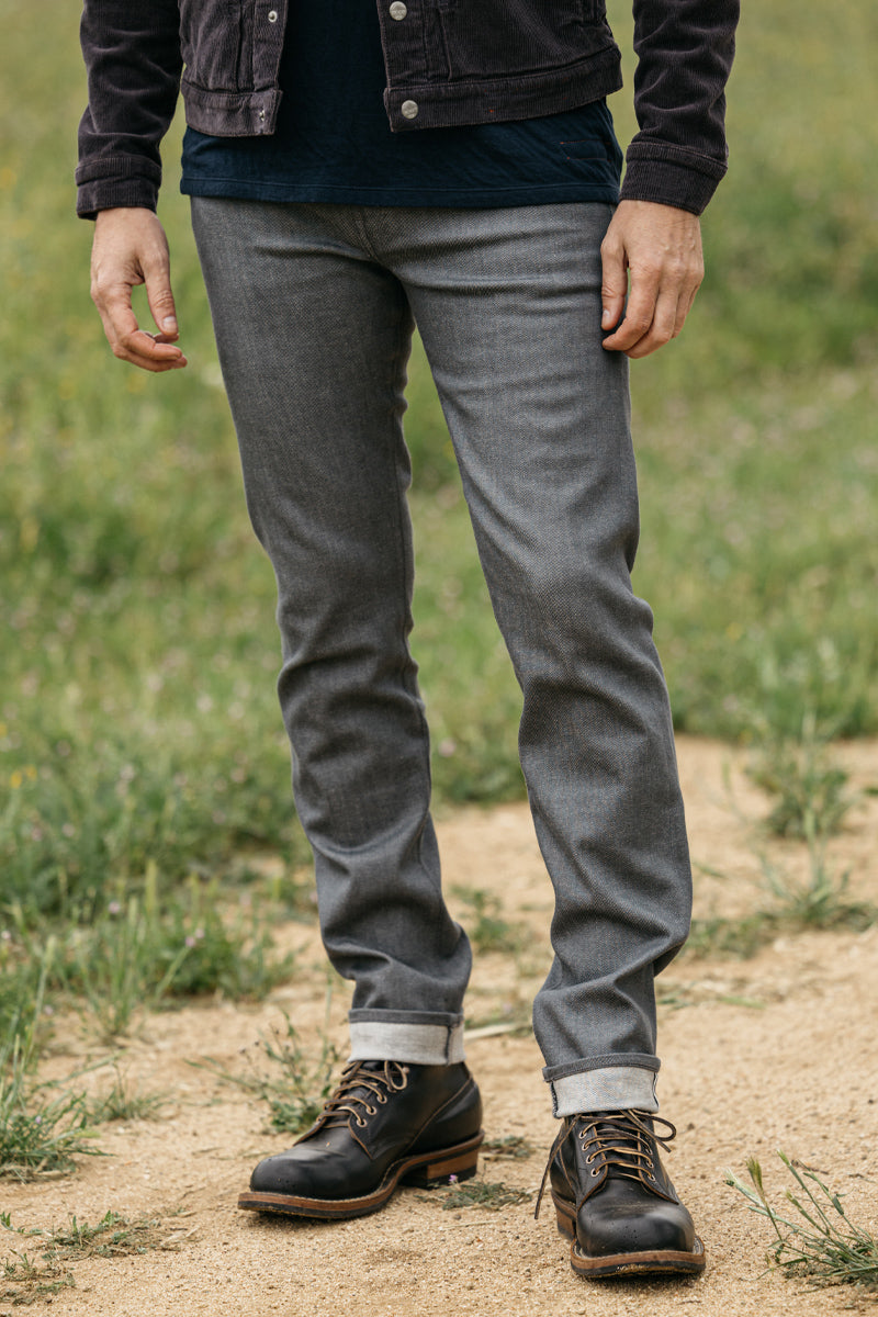 The Pen Slim - Gray Raw 10.5oz Selvedge - 40