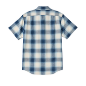 Short Sleeve Chambray Shirt - Indigo Plaid