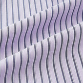 Lilac Ticking Stripe Mayfair Shirt