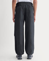 Baggy Parachute Pant | Washed Black