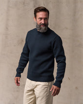Cotton Crewneck Guide Sweater