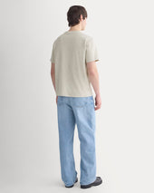 Archive Standard-Fit Cotton Crew | Heathered Oatmeal