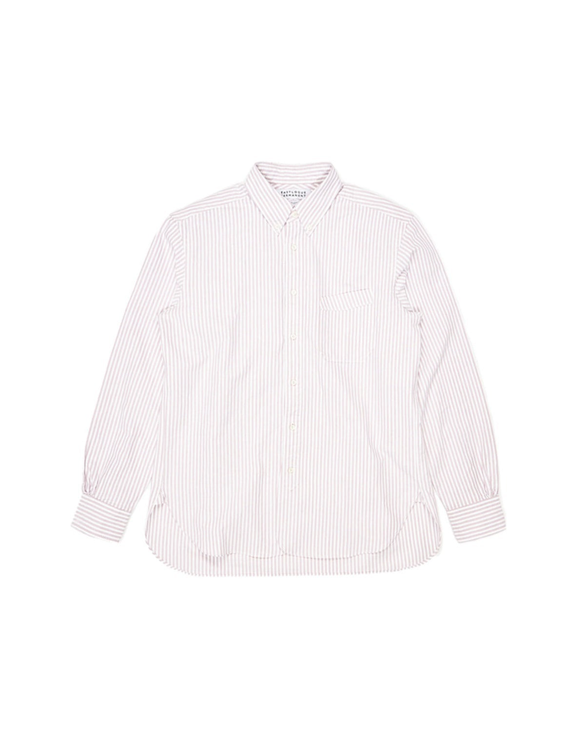 B.D REGULAR SHIRT / PURPLE STRIPE OXFORD
