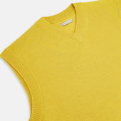 Canary Fine Merino V Neck Vest