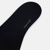 Azzurro Polka Dot Mid Length Socks