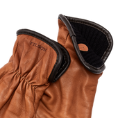 Original Lined Goatskin Gloves - Saddle Brown