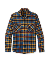 The Rangeland Flannel Shirt - Blue / Yellow / Multi Plaid