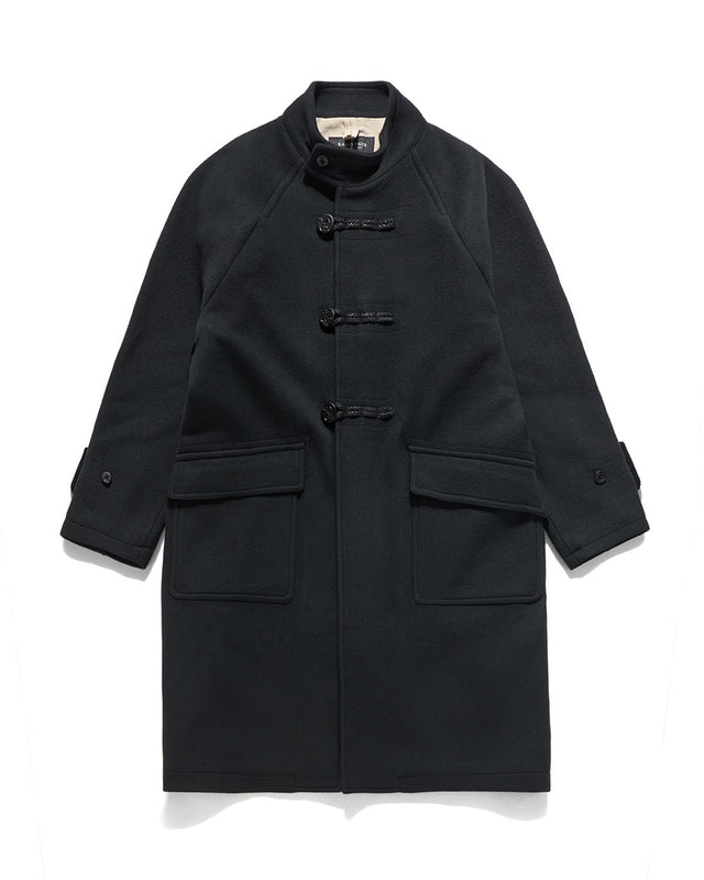 NAVIGATOR COAT / BLACK MELTON