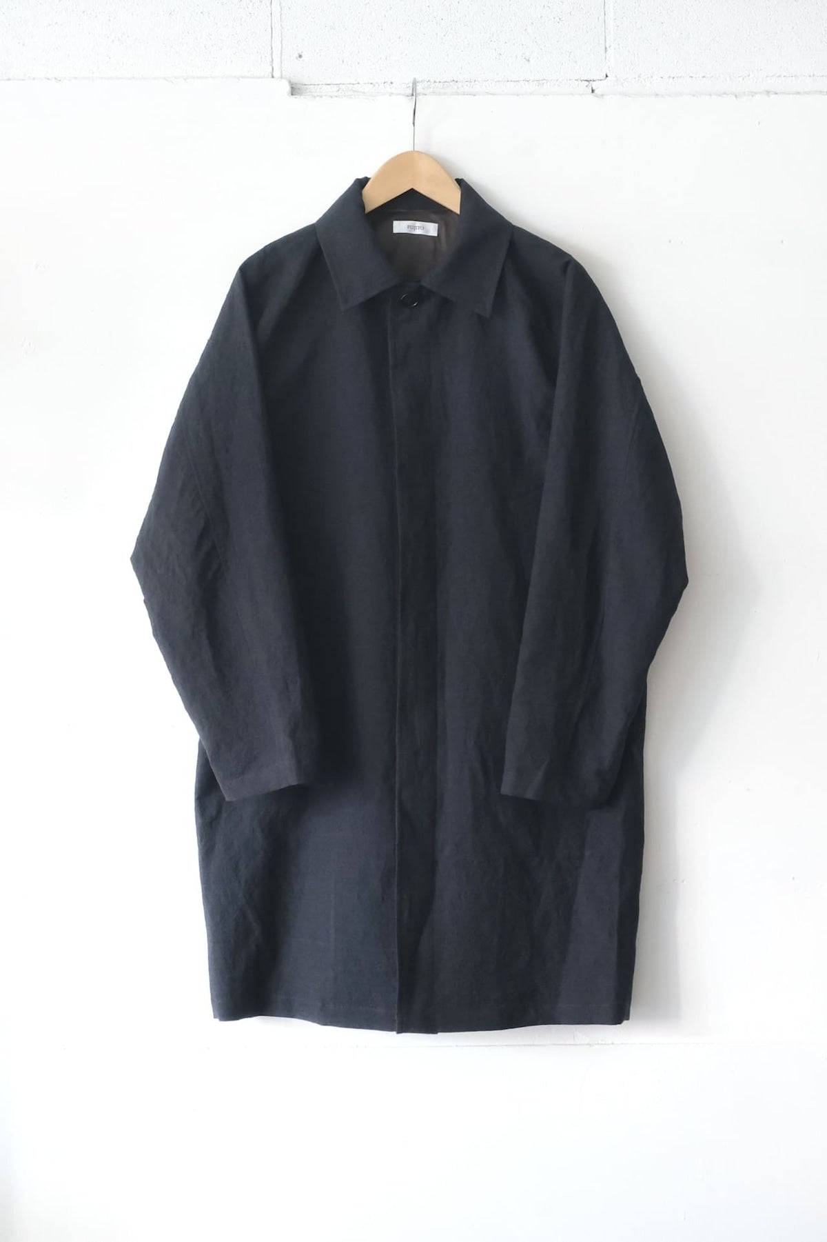 Fujito Balmacaan Coat Brown Directors Web Shop Powered By Base
