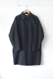 FUJITO Balmacaan Coat Dark Navy,Dark Brown | Directors Web Shop powered by BASE