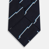 Broken Shadow Stripe Silk Tie