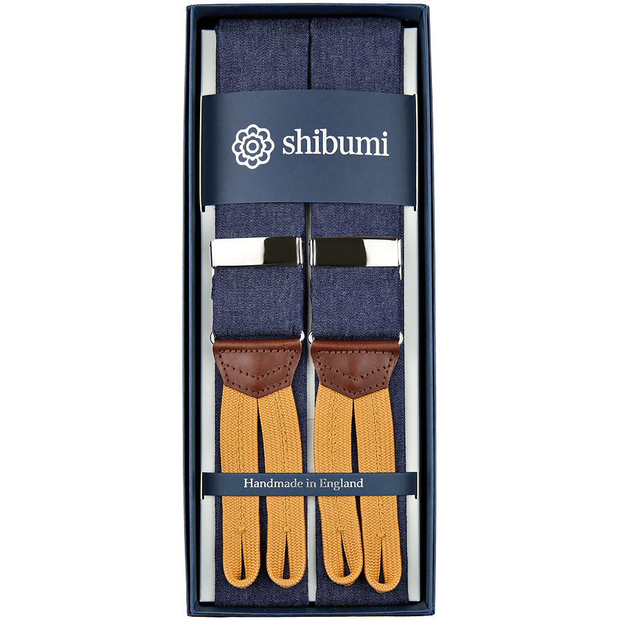 Hardy Minnis Denim Braces Light