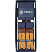 Hardy Minnis Denim Braces - Light Navy