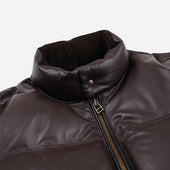 Snowdon Leather Down Jacket