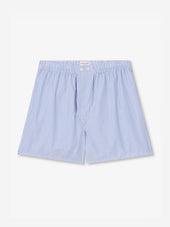 Men's Classic Fit Boxers James Cotton Blue