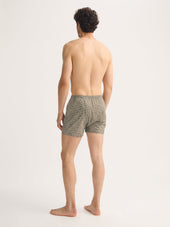 Men S Classic Fit Boxers Cotton Batiste Camo Green Rose Print