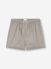 Men S Classic Fit Boxers London Geo Cross Cotton Batiste