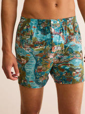 Men S Classic Fit Boxers London Scenic Print