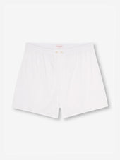 Men's Classic Fit Boxers Savoy Cotton White