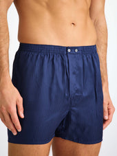 Men S Classic Fit Boxers Woburn Silk Stripe