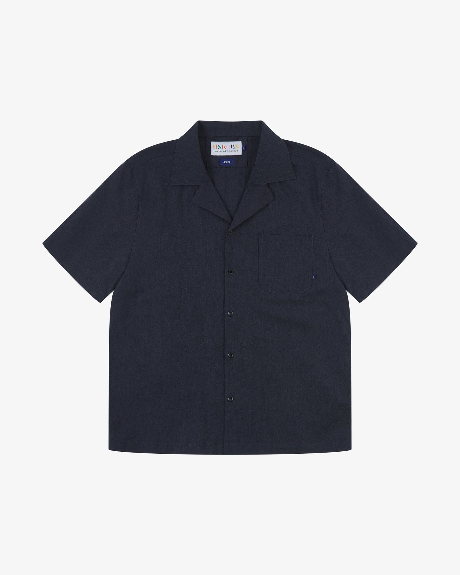 6004 Cuban shirt - atlantic blue