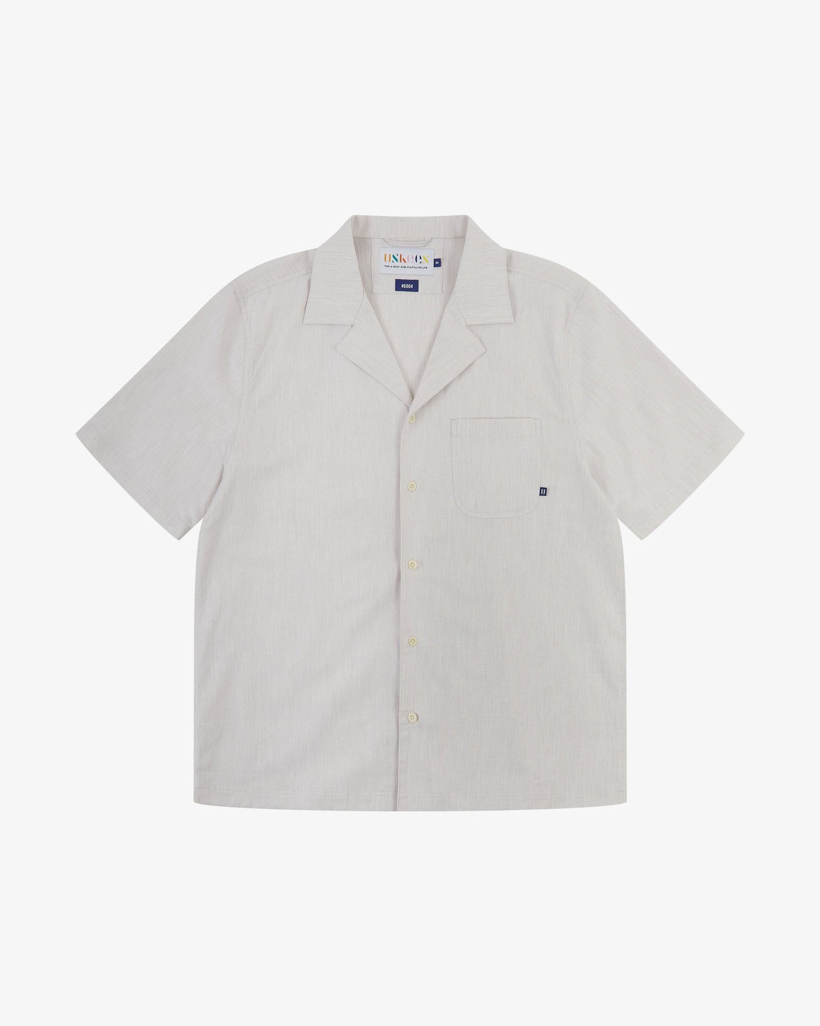 6004 Cuban shirt - ecru