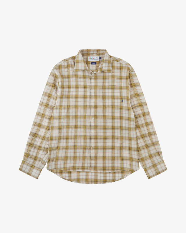 6011 Timber leah shirt - sand pebble plaid